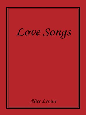 cover image of Love Songs